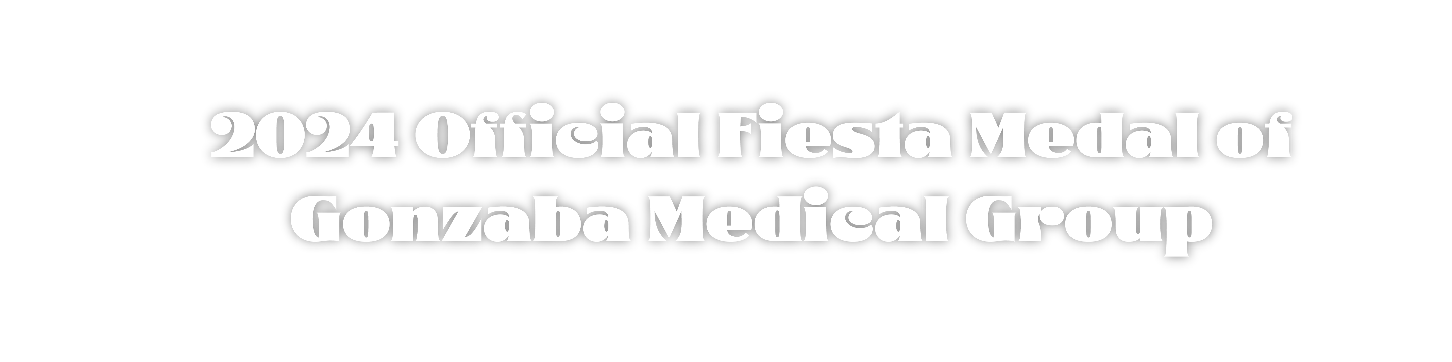 "2024 Official Fiesta Medal of Gonzaba Medical Group"
